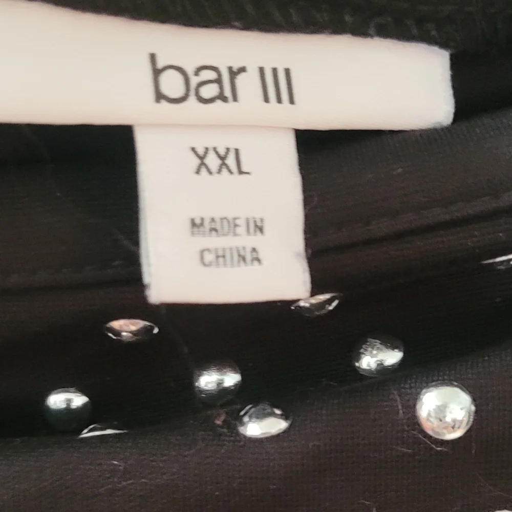 Black Studded Skirt BAR III